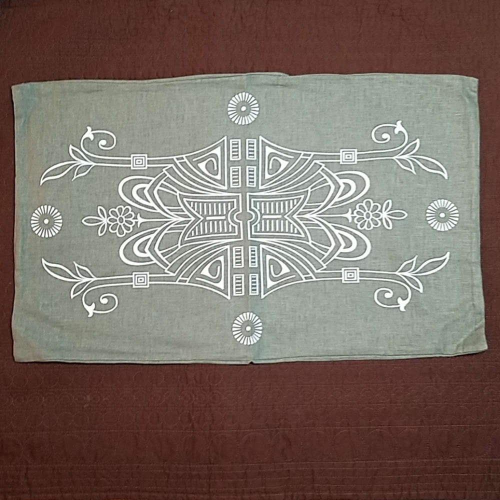 New- Raven & Lily Olive Rectangle Pillow Cover